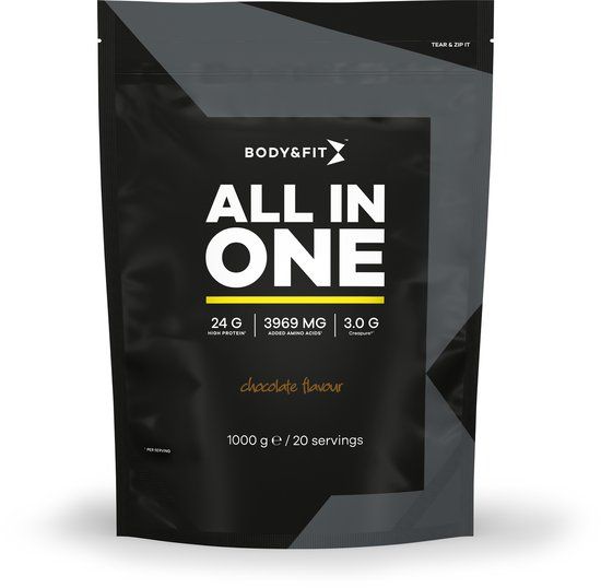 Body & Fit All in One Recovery Shake - Whey Protein - Chocolate - 1kg