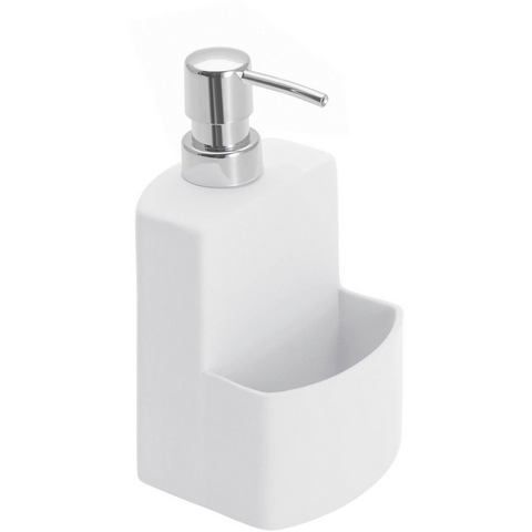 WENKO zeepdispenser Festival - 380 ml - keramiek - wit