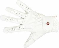 HKM Professional Soft Riding Gloves - White - XXS