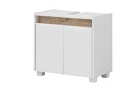 Schildmeyer Cosmo 146316 Wastafelonderkast, 57 x 54,5 x 33 cm (b x h x d), wit, midden