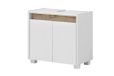 Schildmeyer Cosmo 146316 Wastafelonderkast, 57 x 54,5 x 33 cm (b x h x d), wit, midden