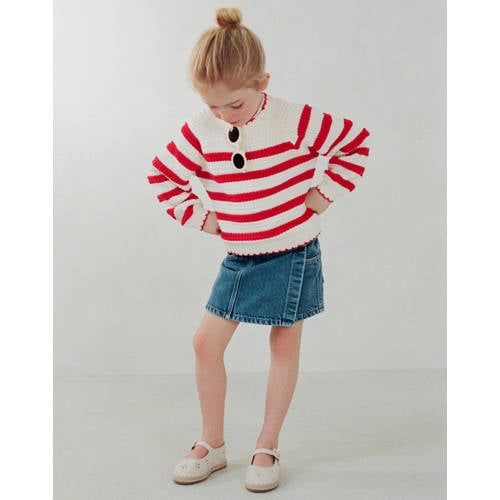 Mango Kids espadrille sandalen wit