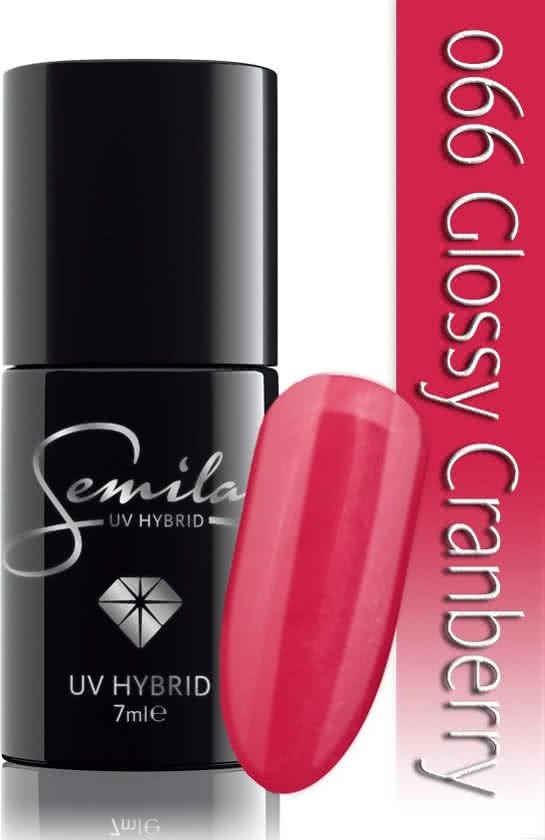 SEMILAC 066 UV Hybrid Glossy Cranberry 7 ml