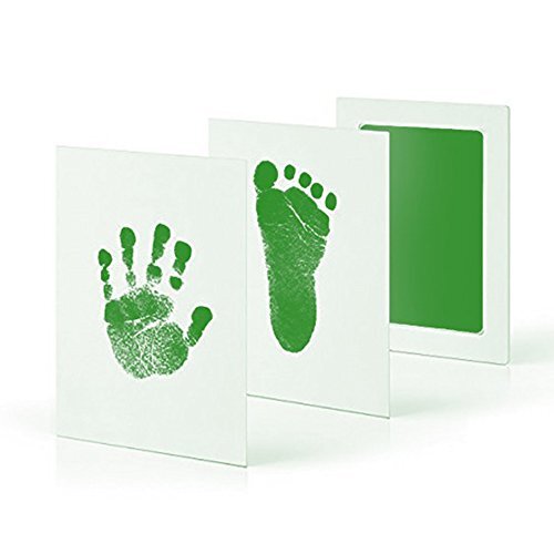 EnjoyMSS Baby's Birthday Present Baby Clean Inkless Touch Ink Pad Veilige niet-giftige voetafdruk Handafdruk Inkt Pads Hand en Voet Prints Fotoframe Accessoires Niet-giftig en Veilig Baby Frame Souvenir