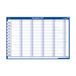 Legamaster jaarplanner 2027 horizontaal 60 x 90 cm EN
