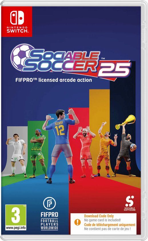 Nintendo Games Switch Sociable Soccer 25 Code In Box Veelkleurig