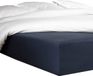 De Witte Lietaer Bumblebee hoeslaken - 70 x 200 cm - marineblauw - katoen - eenpersoons