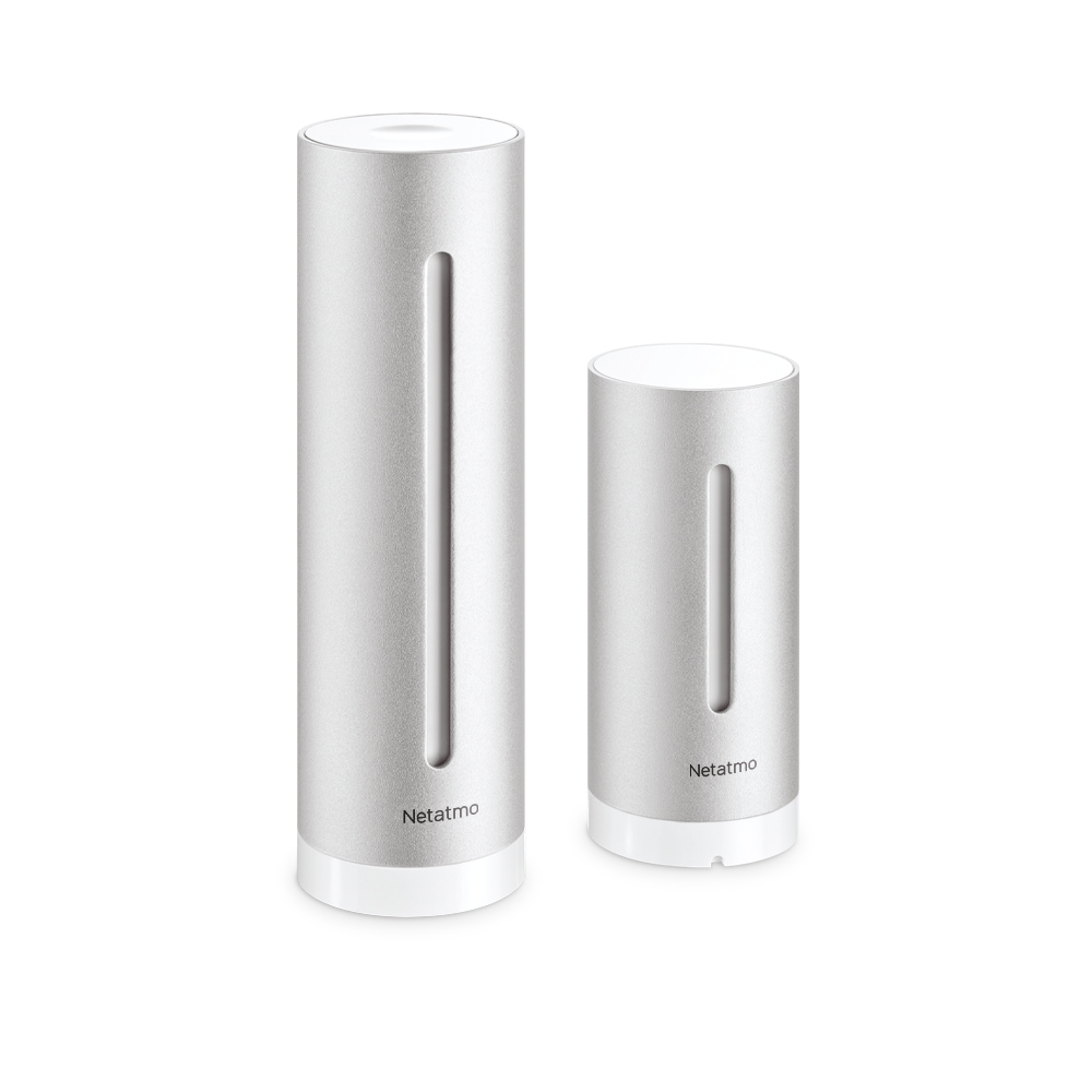 Netatmo Slim Weerstation - Aluminium - Wifi - Binnen & Buiten