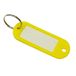 SBS 100 stuks sleutelhangers met etiket - geel
