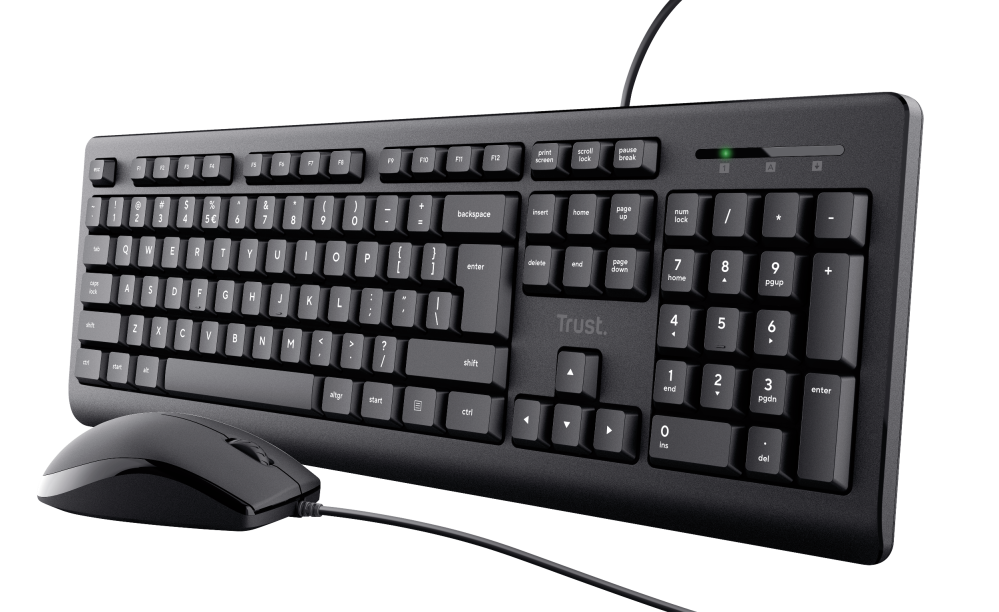 Trust Primo - Toetsenbord - AZERTY - Zwart