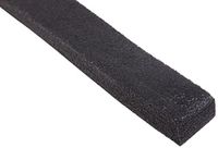 RS PRO PVC-schuimtape, zwart, dikte 10 mm, 25 mm x 10 m