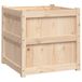 vidaXL Plantenbak 60x60x60 cm massief grenenhout