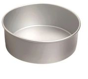 Ibili Taartvorm Rond Extra Hoge Rechte 15x10 Cm Zilver