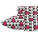 Betsey Johnson Bed sheet set lichtgewicht, ademend, temperatuurregulerende stof. Super zacht, onderhoudsvriendelijk en ideaal voor alle seizoenen, polyester, schedels, koningin