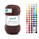 Grundle Gründl Cotton Quick Uni - 50g - dunkelbraun