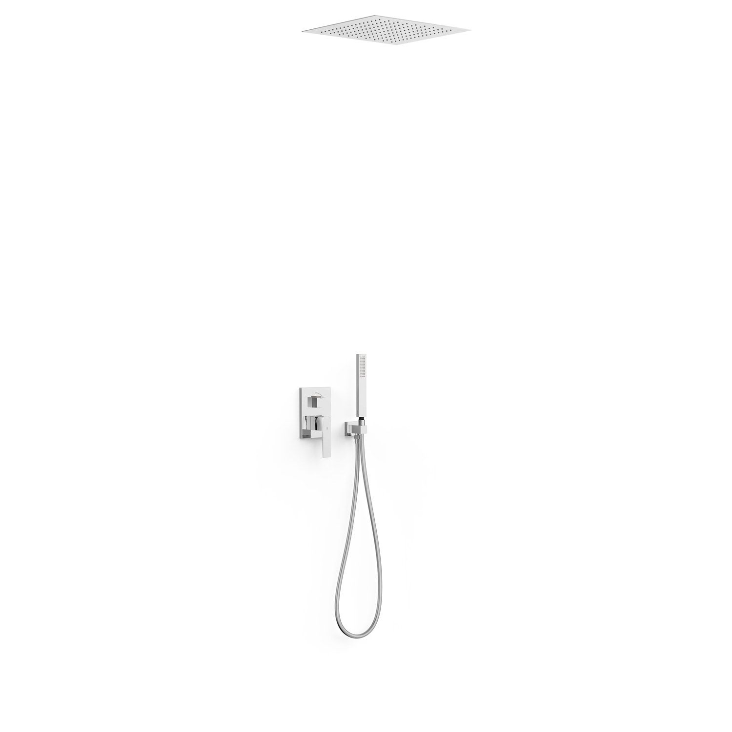 Tres Regendoucheset inbouw slim exclusive chroom