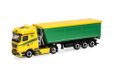 Herpa Mercedes-Benz kipper vrachtwagenmodel op schaal 1:87