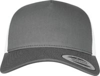 Flexfit 5-Panel Retro Trucker 2-Tone Cap Grijs/Wit