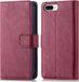 iMoshion iPhone 8 Plus / 7 Plus Hoesje - Luxe Bookcase - Donkerrood - Pasjeshouder - Kunstleer
