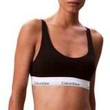 Calvin Klein Bralette met lichte ondersteuning en voorgevormde cups - Zwart - Maat L