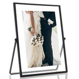 Lawrence Frames metalen schildersezel Float fotolijst, 5x7, zwart