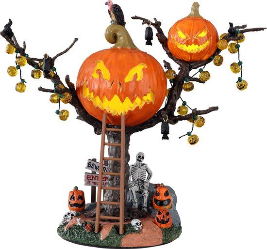 Lemax Pumpkin Tree House, B/o (4.5v)