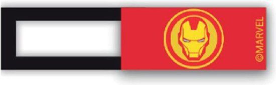Webcam cover - Iron Man 01 - Red - 1 piece