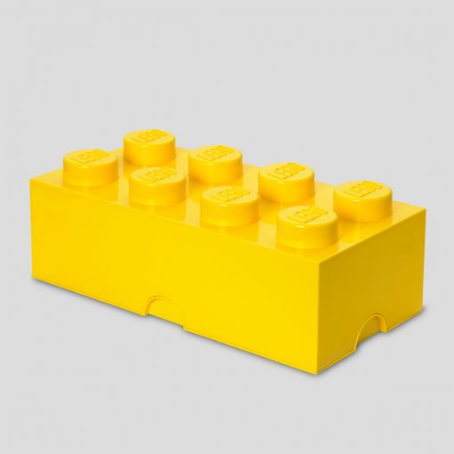 LEGO Brick Opbergbox 8 - Geel