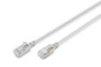 DIGITUS Câble LAN Cat 6A – 7 m – version fine AWG 32-7 – 10 Gbps – câble réseau RJ45 – F-FTP – PoE+ – LSZH – compatible Cat7, Cat6, Cat5e – gris