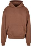 Build Your Brand Ultra Heavy Cotton Box Hoodie - Bark XXL