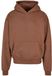 Build Your Brand Ultra Heavy Cotton Box Hoodie - Bark XXL