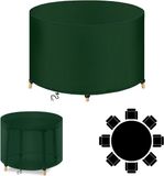 Housse de table de jardin ronde imperméable 300x110cm - Housse de protection résistante aux UV pour meubles d'extérieur