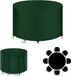 Housse de table de jardin ronde imperméable 300x110cm - Housse de protection résistante aux UV pour meubles d'extérieur