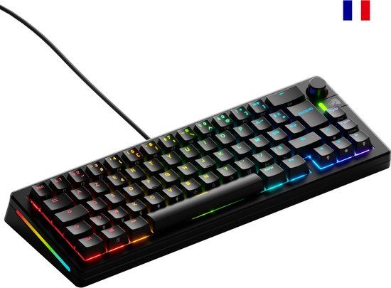 Glorious Gaming GMMK 3 65% Prebuilt toetsenbord Gamen USB AZERTY Frans Zwart