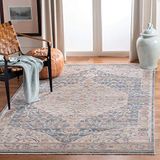 Safavieh Kenitra KRA661 Geweven Vloerkleed Blauw & Ivoor 122 x 183 cm