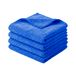 APP MF Chiffon microfibre 40 x 40 cm 380 g/m² Bleu, lot de 3