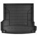 Frogum DryZone - Kofferbakmat / Kofferbakmat - Geschikt voor Audi Q7 II vanaf 2015 - 5 & 7 personen (3de zitrij ingeklapt) - Organizer Functie - TPE Rubber - Zwart
