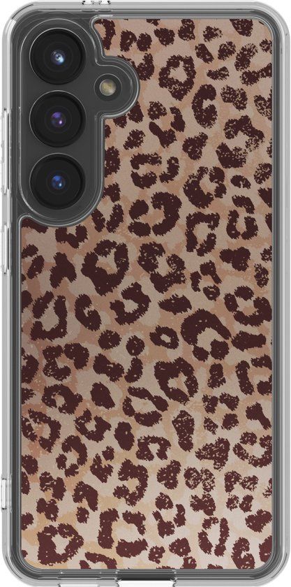 imoshion Hoesje - Geschikt voor Samsung Galaxy S24 - Leopard Mood - Siliconen Back Cover