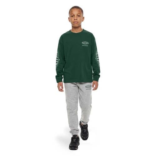 Malelions oversized longsleeve met backprint - groen