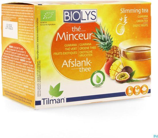 Biolys Guarana Groene Thee Exotisch Vruchten Thee Zakje 24 stuks