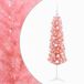 vidaXL Smalle kunstkerstboom met kerstbal 120 cm 150 LED's Warmwit