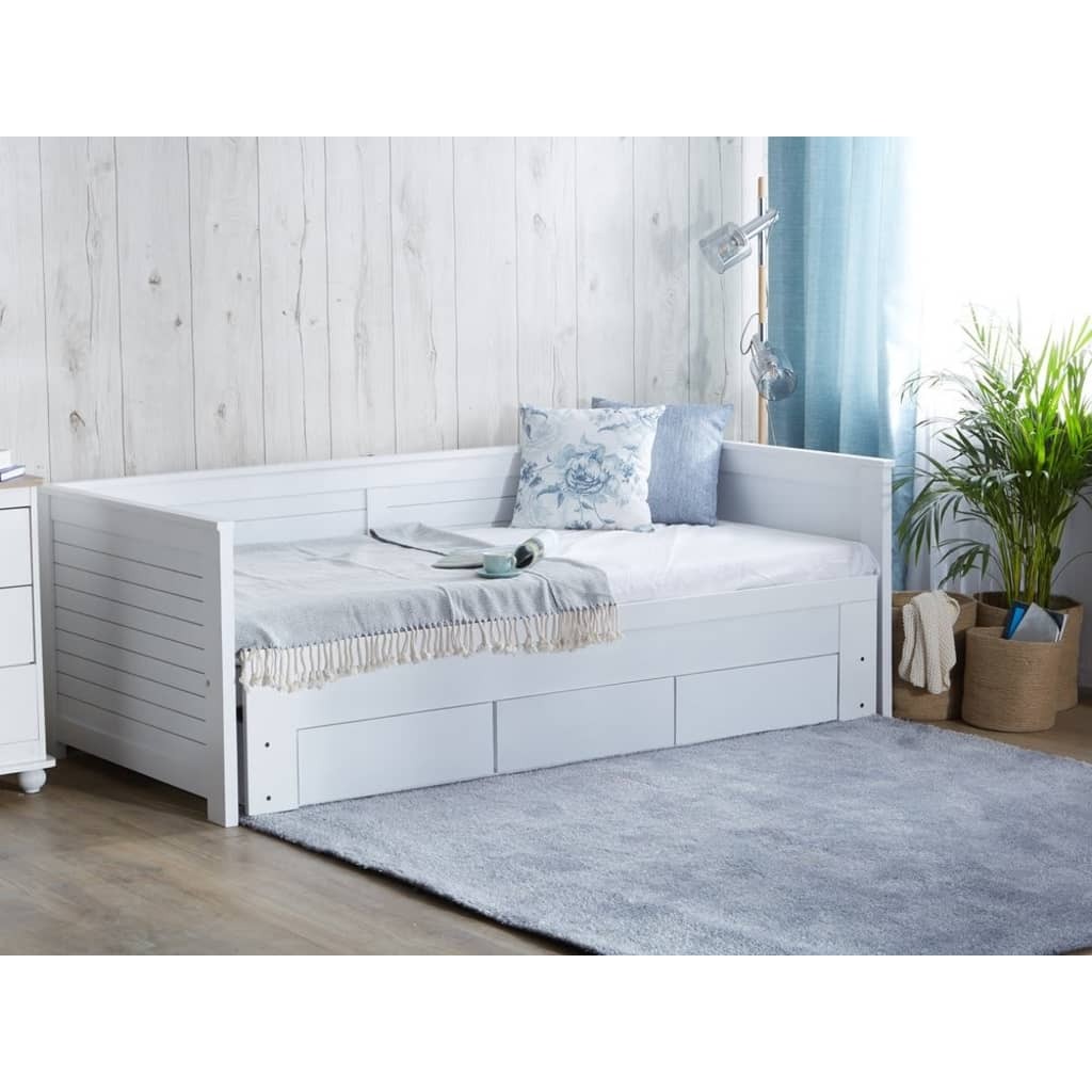 Beliani CAHORS Bed Wit Hout 90x200