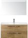 BES LED Seville Badmeubelset 100 cm - Natuur Eiken - Keramische Wastafel Wit Enjoy met Sence Spiegel