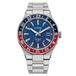 Citizen Series 8 GMT NB6030-59L Horloge - Staal - Zilverkleurig - Ø 41 mm