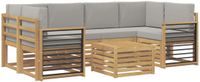 vidaXL - Buiten - bank - set - 7 - st