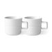 NJRD Tasse Lines 30 cl Lot de 2 Blanc
