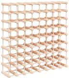 vidaXL Wijnrek voor 72 flessen, 90,5 x 23 x 90,5 cm, massief grenen