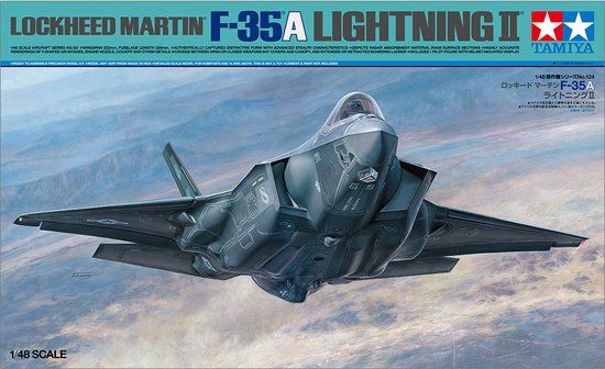 Tamiya Modelbouwpakket Militaire voertuigen - 61124 Lockheed Martin F-35A Lightning II Plastic - 1:48 - Modelbouw