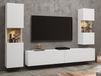 Mobistoxx Mur tv-hifi AVATAR 4 portes blanc