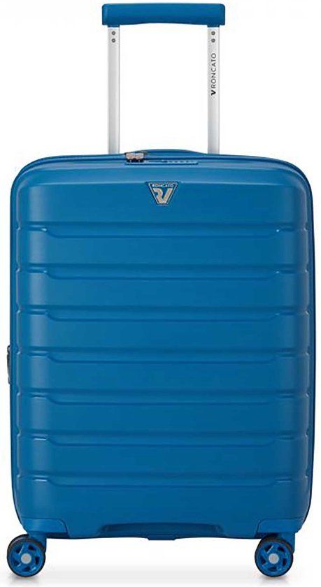 Roncato B-Flying 4 Wiel Cabin Trolley 55 Expandable Denim Blue